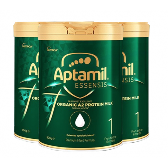 【包邮包税】Aptamil 爱他美 奇迹绿罐A2蛋白奶粉1段 900克*3罐