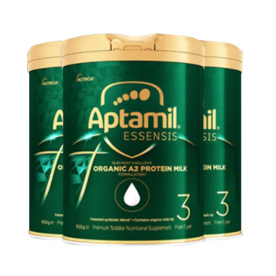 【包邮包税】Aptamil 爱他美奇迹绿罐A2蛋白奶粉3段 900克x3罐