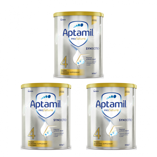 【包邮包税】Aptamil 爱他美白金 4段 900g*3罐