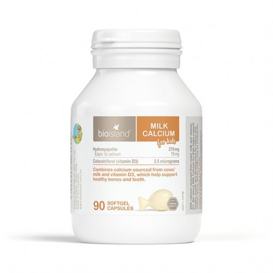 BioIsland 生物岛婴幼儿液体乳钙 90粒
