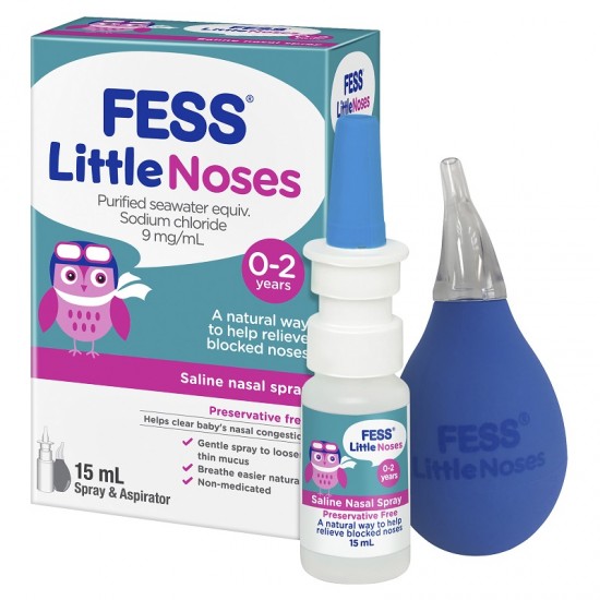 Fess 婴幼儿盐水通鼻喷雾剂 15ml+吸鼻器