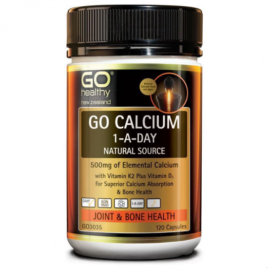 GO Healthy 高之源 天然海藻钙胶囊120粒 GO Healthy 高之源 天然海藻钙胶囊120粒