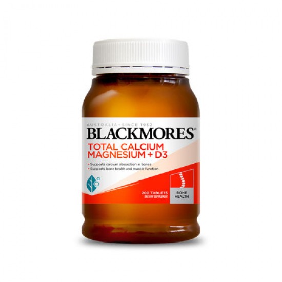 Blackmores 活性钙镁D3片 骨质疏松 200片