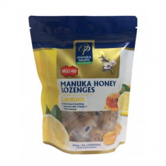 Manuka health 蜜纽康 蜂胶糖 柠檬味 400+ 250g