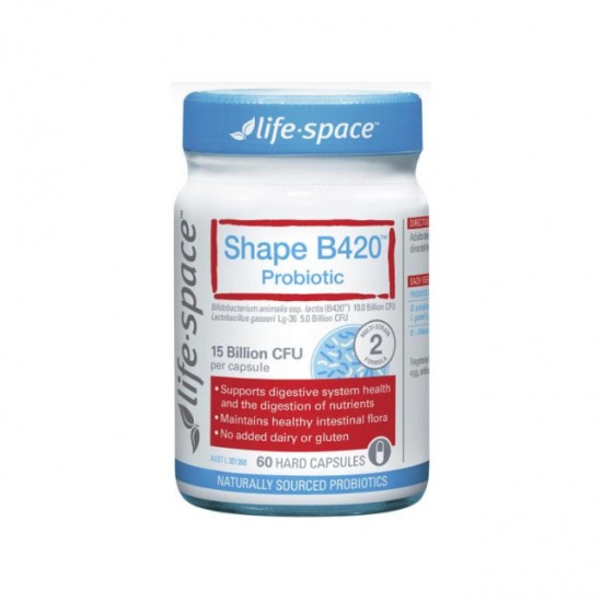 Life Space 塑身B420成人益生菌 60粒