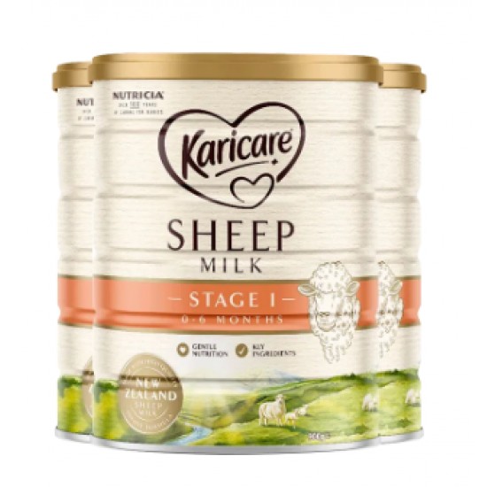 【包邮包税】Karicare 可瑞康绵羊奶1段 900g*3罐