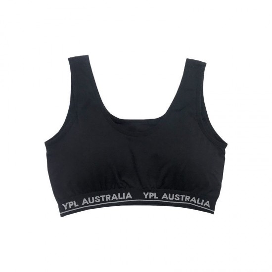 YPL小U裸感运动背心黑色均码 Chillax Active Bra