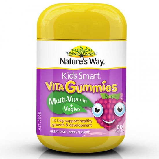 Nature's Way 佳思敏儿童复合维生素+蔬菜软糖 60粒 增强体质