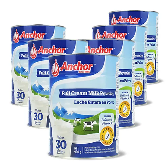 【包邮包税】Anchor 安佳全脂奶粉 900g*6罐