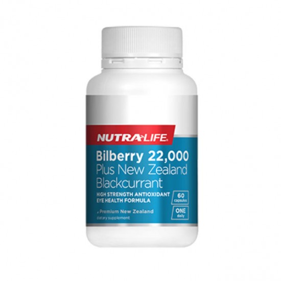 Nutralife 纽乐 蓝莓越橘胶囊含黑加仑 护眼 60粒