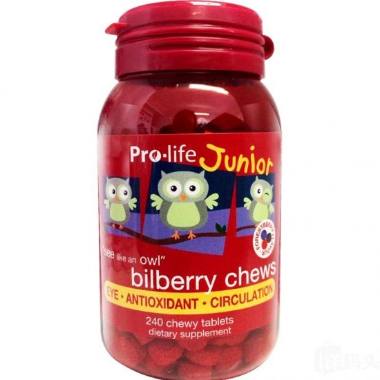 ProLife 儿童越橘护眼咀嚼片 240粒