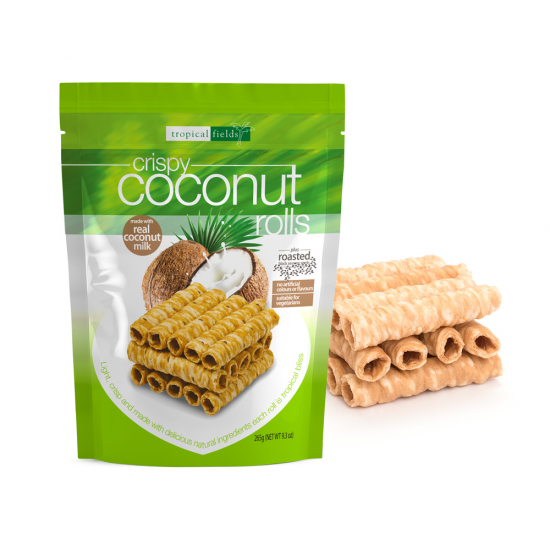 Tropical Fields Crispy Coconut Rolls 285g 热带领域 椰子卷 265g  