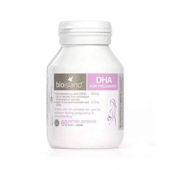 BioIsland 生物岛孕妇DHA海藻油营养维生素 孕期哺乳期 60粒